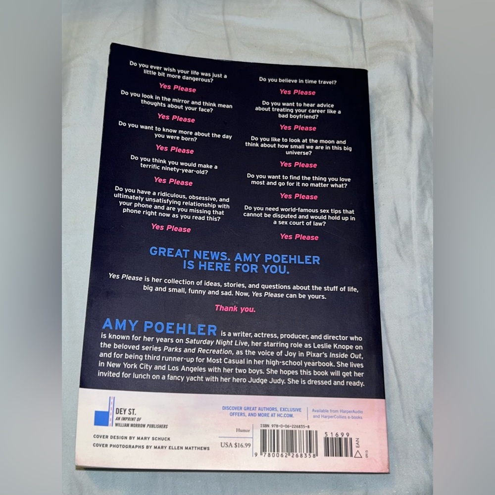 Yes Please by Amy Poehler, Paperback, 2014 - Picture 10 of 10